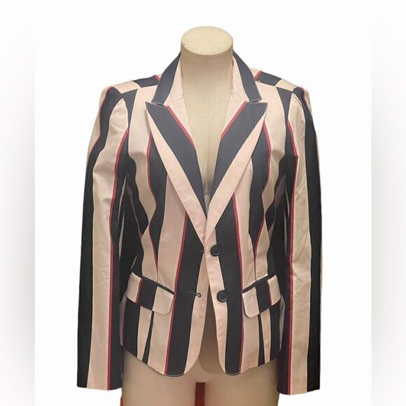 Chic Tommy Hilfiger Striped Stretch Blazer - Picture 1 of 3